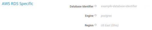 AWS RDS Specific